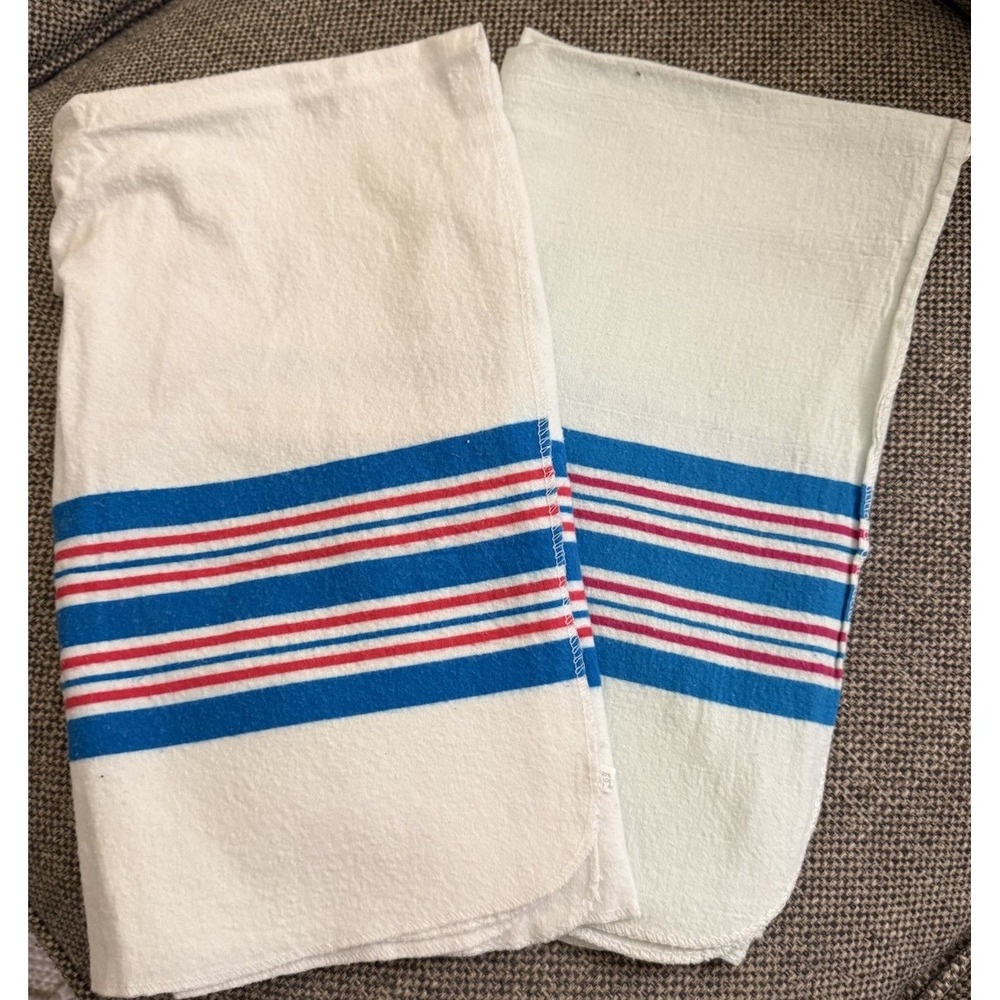 Baby Infant  Receiving Swaddling  Hospital Blankets  30''X 34'' Blue Pink Stripe